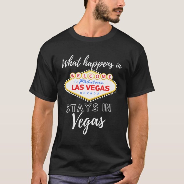 T-shirt Nous Arrivons À Vegas Sin City S Las Vegas (Devant)