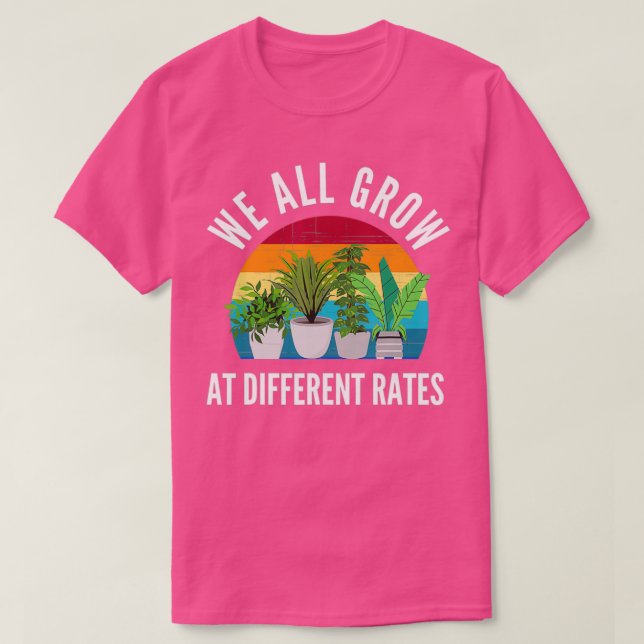 T-shirt Nous Augmentons Tous À Différents Taux Citation De (Design devant)