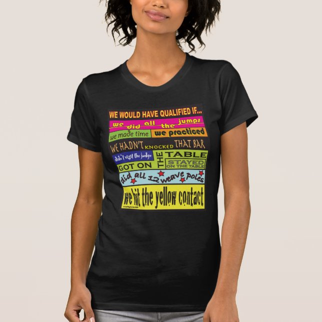 T-shirt Nous aurions qualifié…. (Devant)