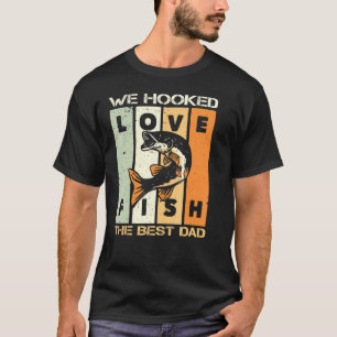 T-shirt Nous Avons Accompagné Le Meilleur Papa Pêche Vinta