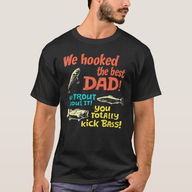 T-shirt Nous Avons Accueilli Le Meilleur Papa Pas De Truit (Devant)