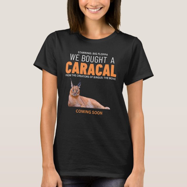 T-shirt Nous Avons Acheté Un Grand Mème Caracal Floppa Cat (Devant)