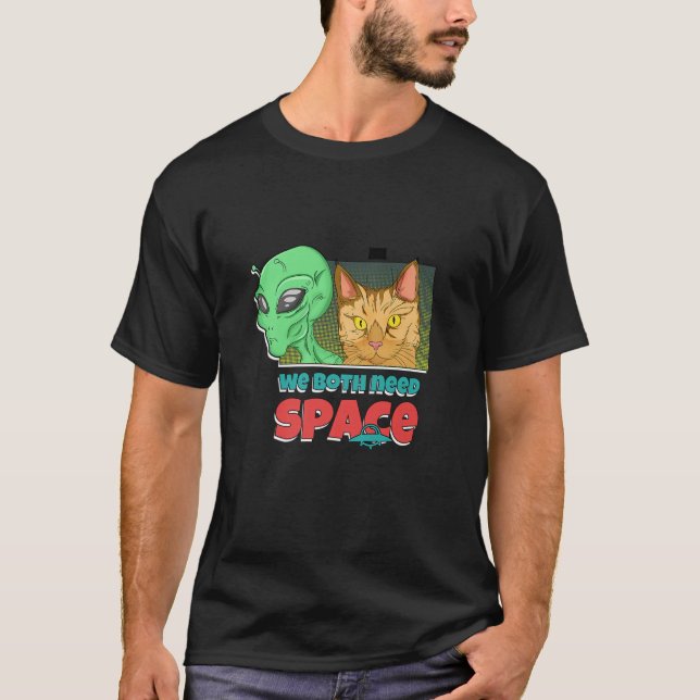 T-shirt Nous Avons Besoin D'Espace (Devant)