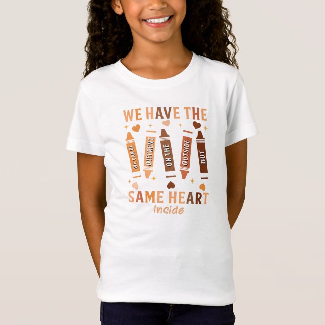 T-Shirt Nous avons le même cœur (Devant)