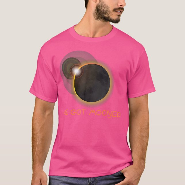 T-shirt Nous Avons Mooné L'Éclipse Solaire Astronomie (Devant)