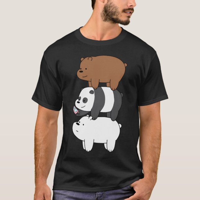 T-shirt Nous Avons Nu Bearsâ"¢ Grizzly, Panda Et Ours De G (Devant)