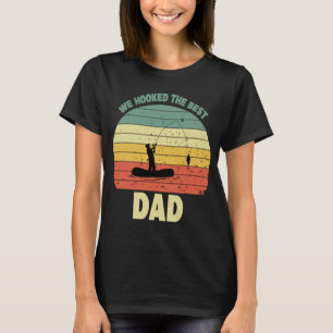 T-shirt Nous avons pêché le meilleur papa drôle de pêche