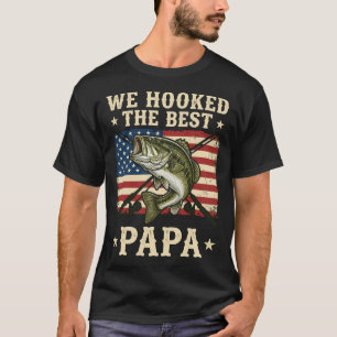 T-shirt Nous avons pêché le meilleur papa pêcheur de bass