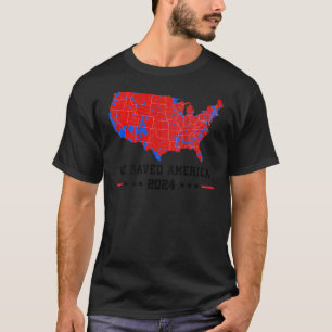T-shirt Nous avons sauvé la carte électorale présidentiell
