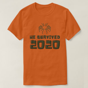 T-shirt Nous avons survécu 2020