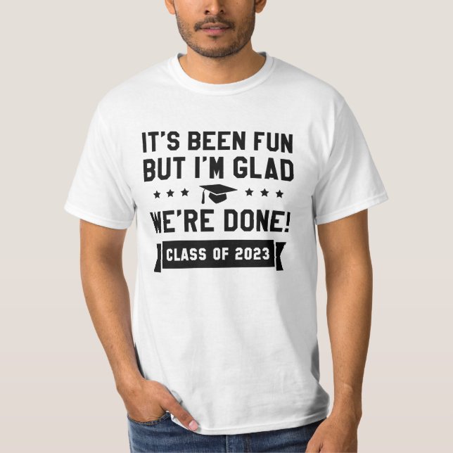 T-shirt Nous avons terminé, promotion 2023 (Devant)