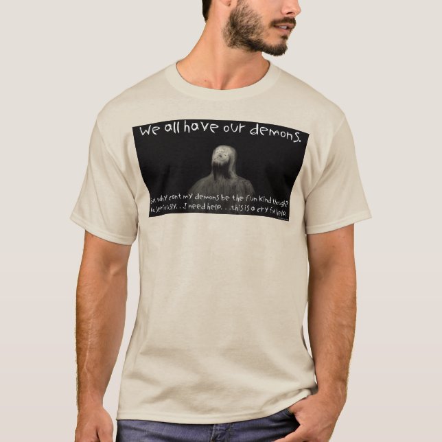 T-shirt Nous avons tous nos démons (Devant)