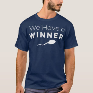 T-shirt Nous Avons Un Gagnant Grossesse Drôle Faire-part 7