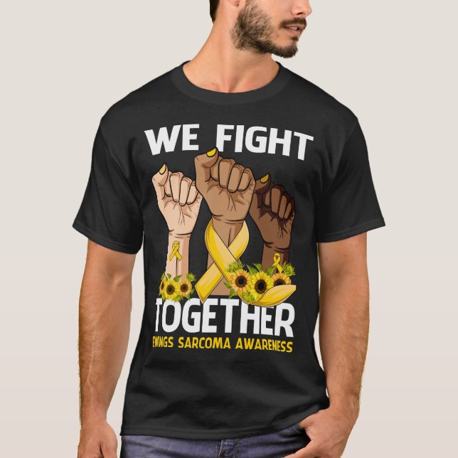 T-shirt Nous combattons ensemble EWINGS SARCOMA SENSIBILIS (Devant)