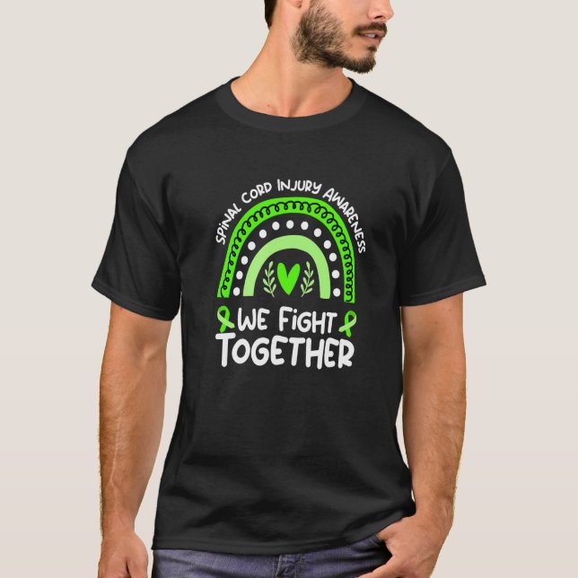 T-shirt Nous combattons ensemble La sensibilisation aux bl (Devant)