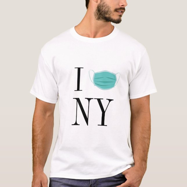 T-shirt Nous Disons Tous Ensemble Le Bleu De New York (Devant)