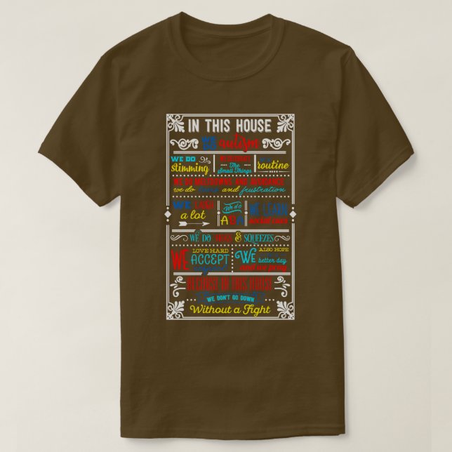 T-shirt Nous faisons l'autisme (Design devant)