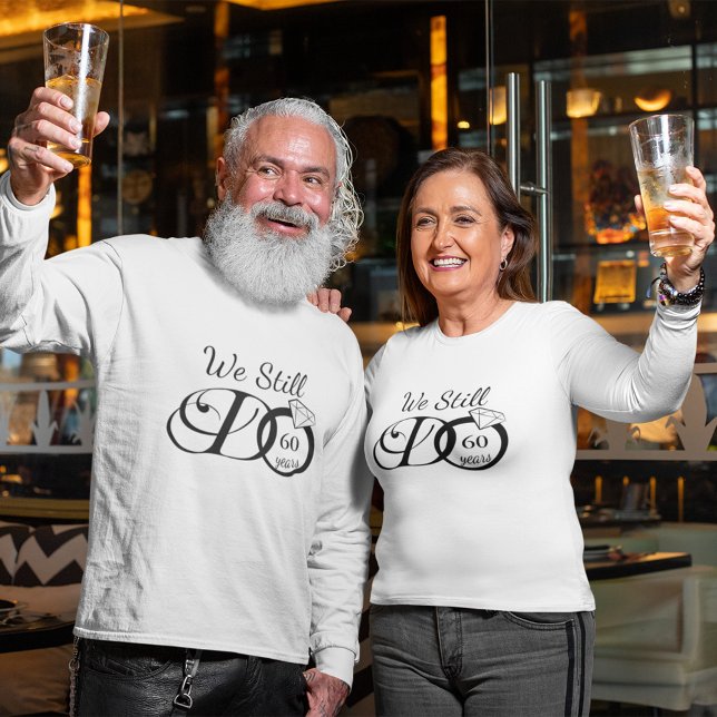 T-shirt Nous Faisons Toujours Mariage Anniversaire Typogra (Créateur téléchargé)