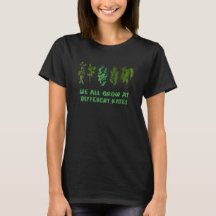 T-shirt Nous Grandions Tous À Différents Taux Inspiration 