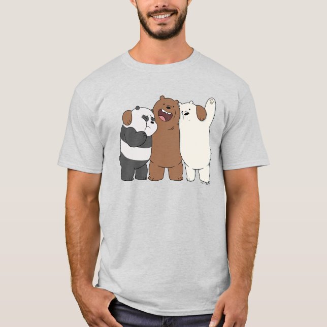 T-shirt Nous, Groupe Ours nu (Devant)