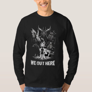 T-shirt Nous, Ici, Soutenons Toutes Vos Crypti Mythiques L