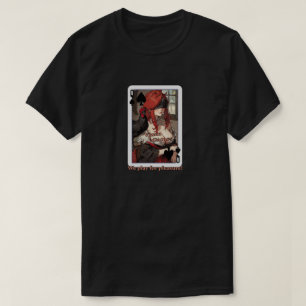 T-shirt Nous jouons à des jeux vixen pour carte de plaisir