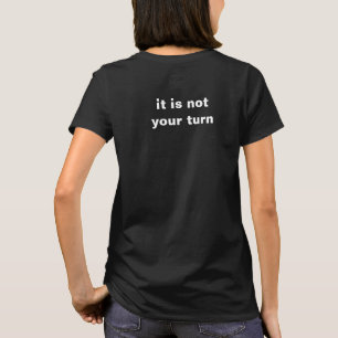 T-shirt nous jouons aux échecs mentaux, ce n'est pas votr