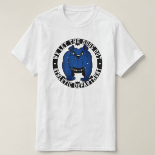 T-shirt Nous Laissons Les Chiens Sortir L'École Sport Bull