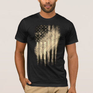 T-shirt NOUS le drapeau américain vintage de PERSONNES