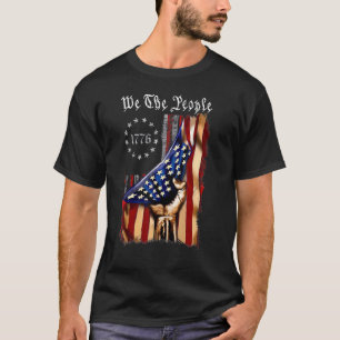 T-shirt Nous Le Peuple 1776 Drapeau Américain 4 juillet Ho