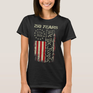 T-shirt Nous Le Peuple 250 Ans Amérique 1776-2026 250e 4t