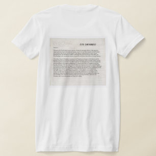 T-shirt Nous le peuple 25ème amendement Constitution Résis