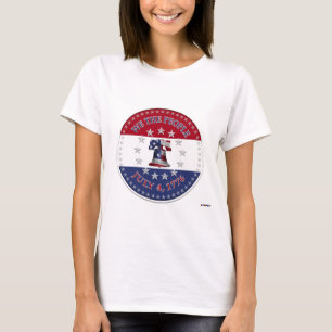 T-shirt Nous le peuple 4 juillet 1776 Cloche avec 13 et 50