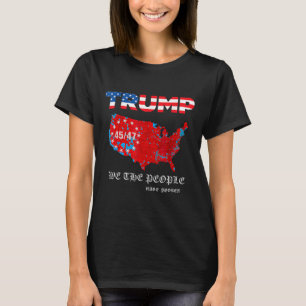 T-shirt Nous le peuple avons parlé Carte des résultats de