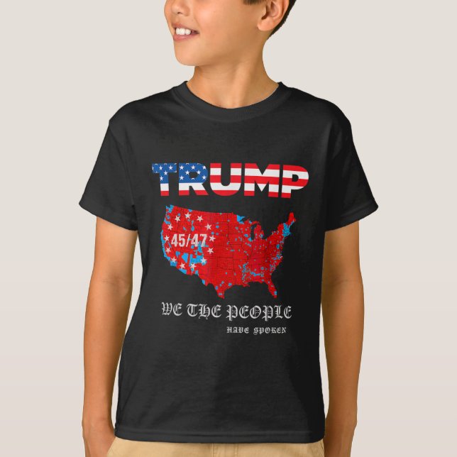 T-shirt Nous, Le Peuple, Avons Parlé De La Carte Des Élect (Devant)