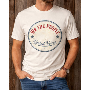 T-shirt Nous Le Peuple Badge Vintage