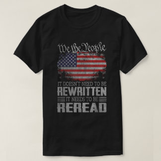 T-shirt Nous le peuple Citation de la Constitution américa