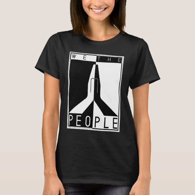 T-shirt Nous Le Peuple Constitution Des États-Unis (Devant)