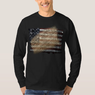 T-shirt Nous Le Peuple Drapeau Américain