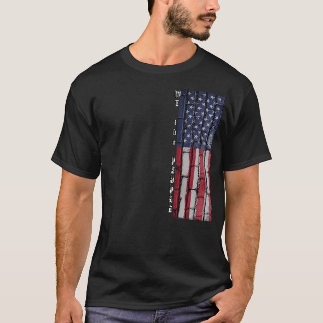 T-shirt NOUS le Peuple Drapeau USA (Devant)