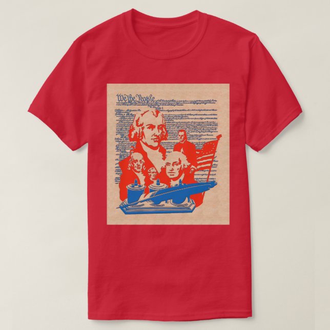 T-shirt Nous le Peuple... Figures Historiques Américaines (Design devant)
