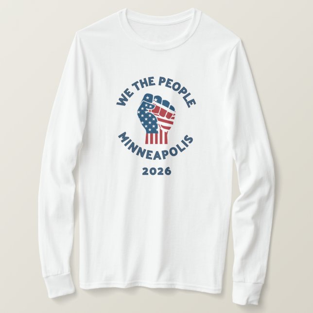 T-shirt Nous le Peuple Minneapolis 2026 (Design devant)