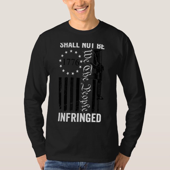 T-shirt Nous, Le Peuple, Ne Devons Pas Être Violés Un Arme (Devant)