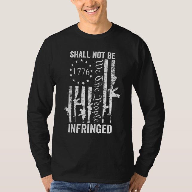 T-shirt Nous, le peuple, ne serons pas enfreints  AR15 Pro (Devant)