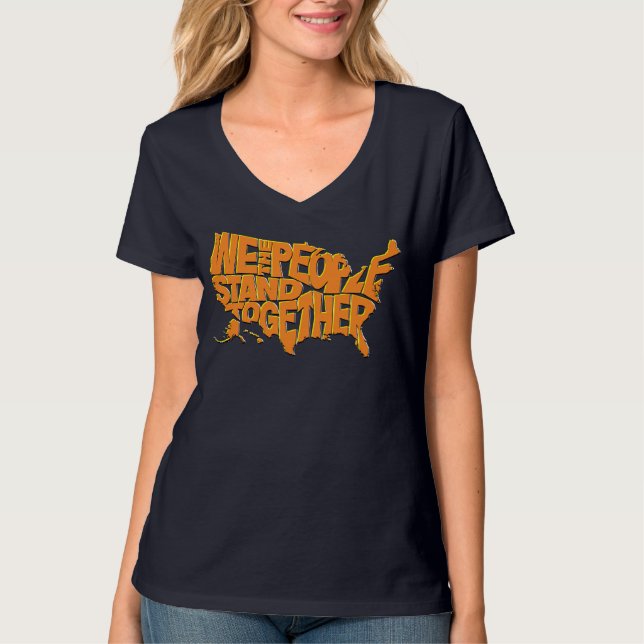 T-shirt Nous, le peuple, nous unissons (Devant)