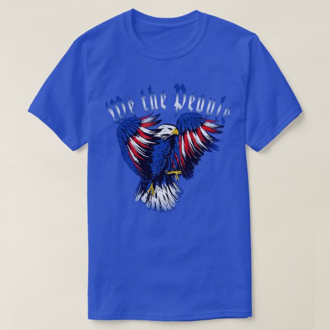 T-shirt Nous le peuple Préambule la Constitution américain (Design devant)