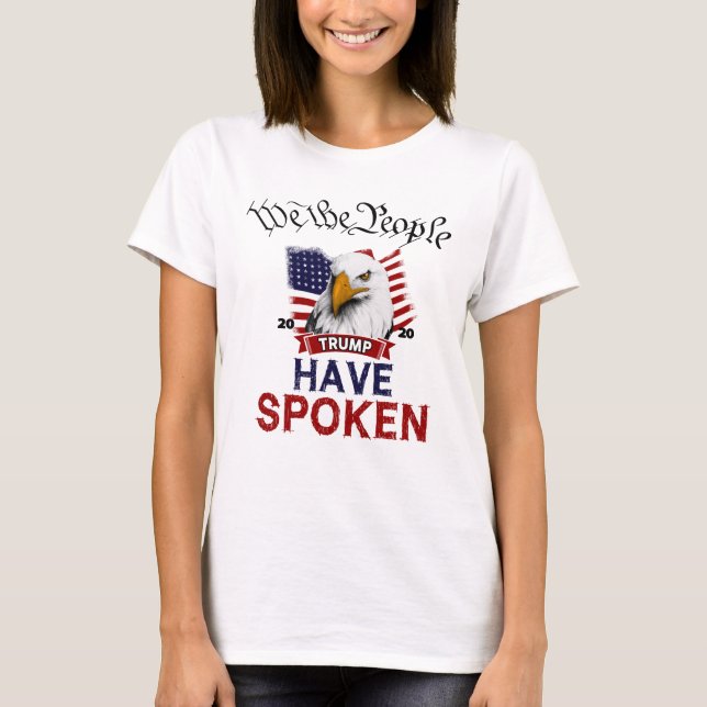 T-shirt Nous, le peuple que Trump 2020 a (Devant)