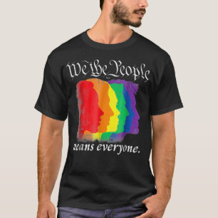 T-shirt NOUS LE PEUPLE SIGNIFIE CHACUN chemise gay pride 2