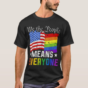 T-shirt Nous Le Peuple Signifie Chacun Nous Constitution