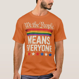 T-shirt Nous Le Peuple Signifie Tout Le Monde Constitution